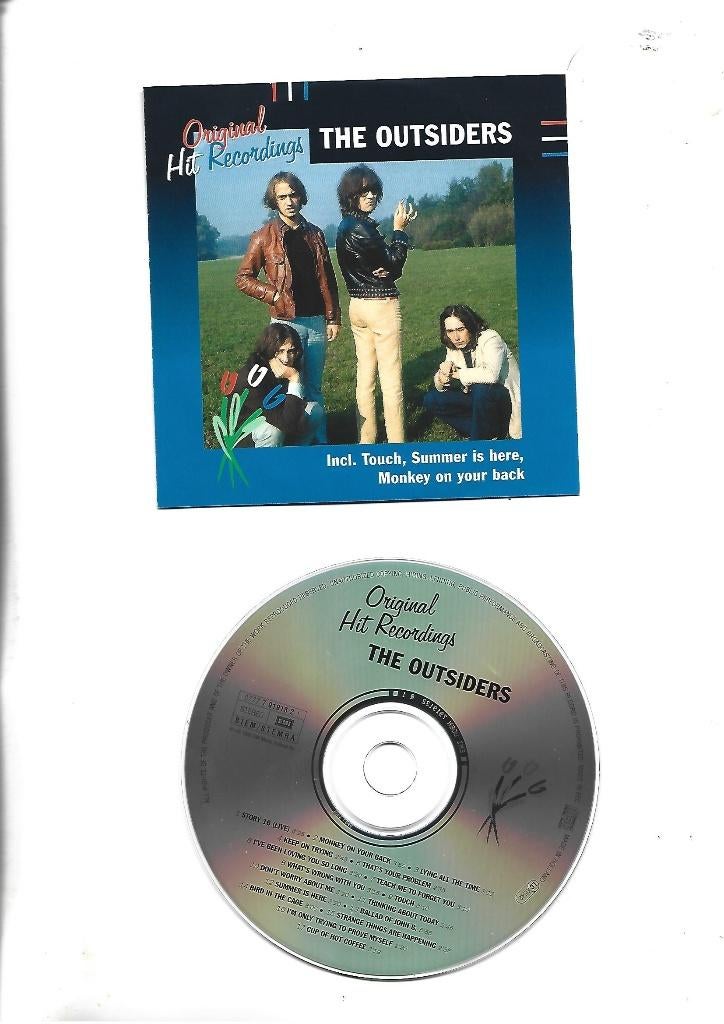 THE OUTSIDERS CD HIT RECORDING 1995, Ophalen of Verzenden, 1960 - 1969, Zo goed als nieuw