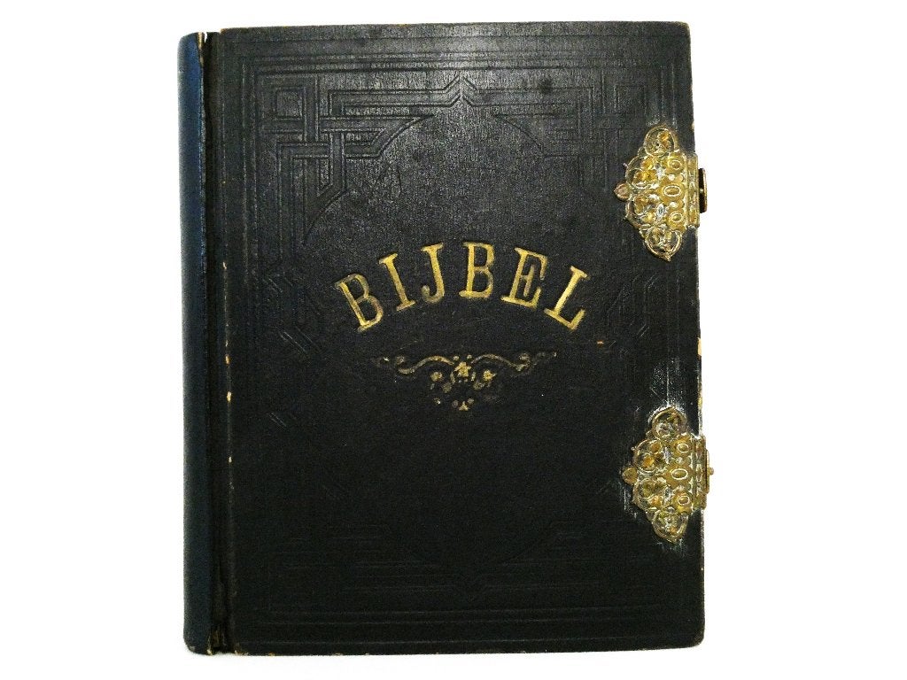 Antieke Statenbijbel (1896) Joh. de Liefde Utrecht, Antiek en Kunst, Ophalen of Verzenden, Joh. de Liefde Utrecht