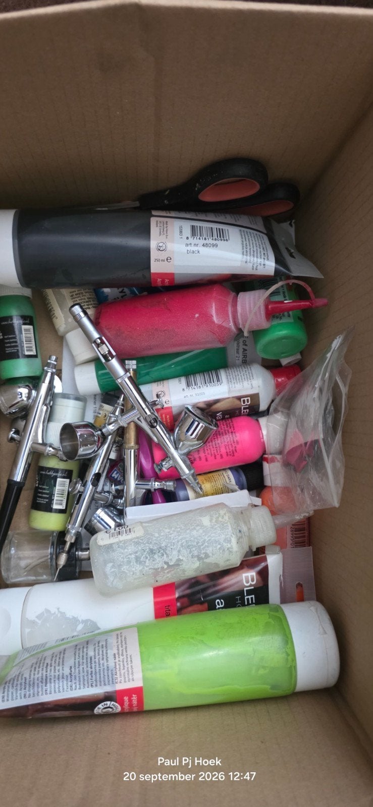 spullen, Hobby en Vrije tijd, Ophalen of Verzenden, Gebruikt, Airbrush en Toebehoren