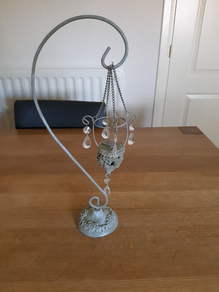 waxinelicht sfeerlicht, Ophalen of Verzenden, Zo goed als nieuw, Kandelaar