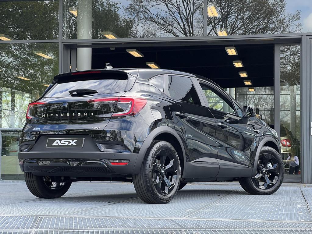 Mitsubishi ASX 1.8 HEV AT Black Edition | NIEUWE UITVOERING!, Auto's, Mitsubishi, Stof, Euro 6, 4 cilinders, Zwart