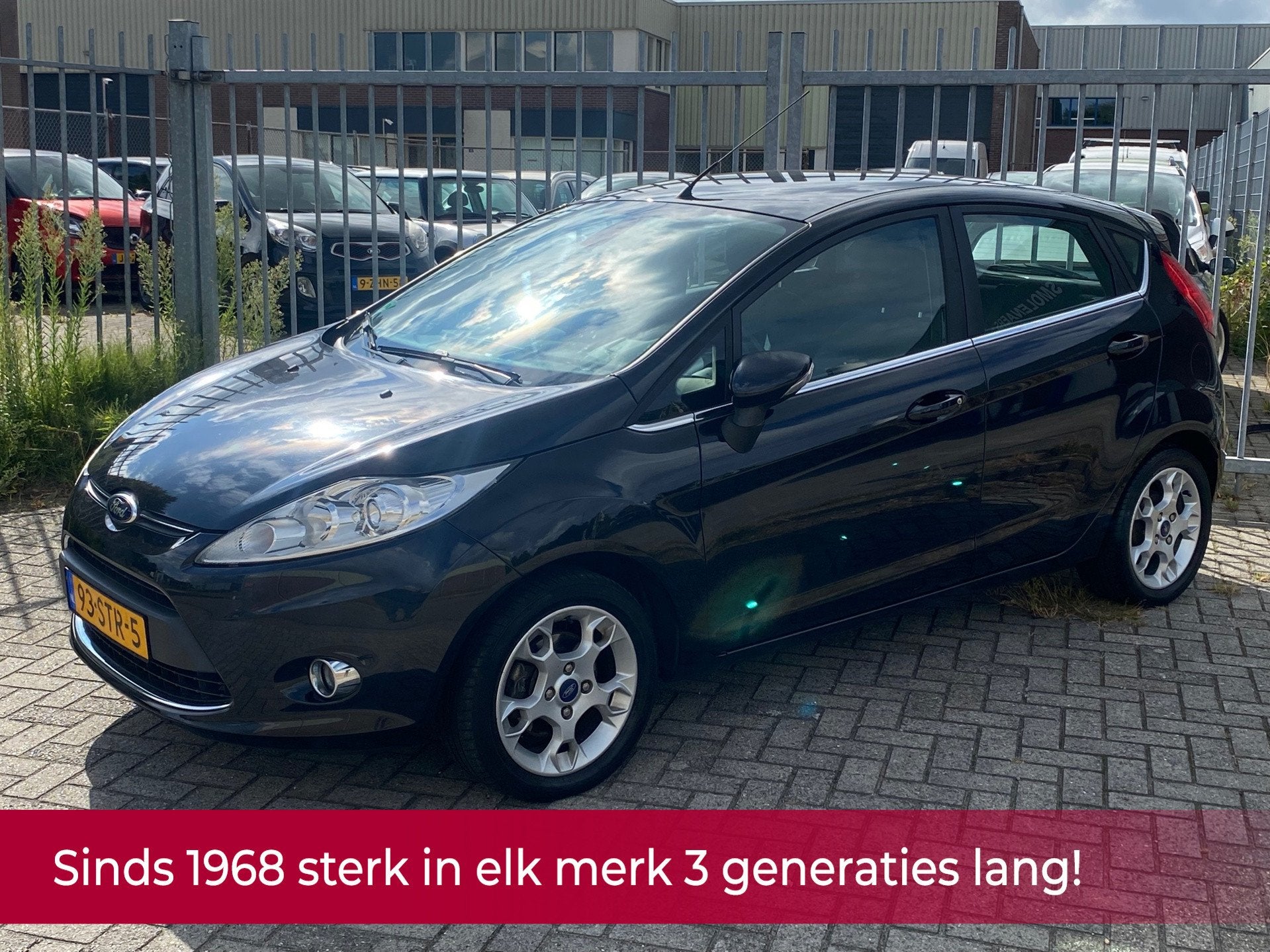 Ford Fiesta 1.4 Titanium X LPG G3 ORIGINEEL 5 deurs! NL AUTO, Auto's, Voorwielaandrijving, Stof, Gebruikt, Zwart