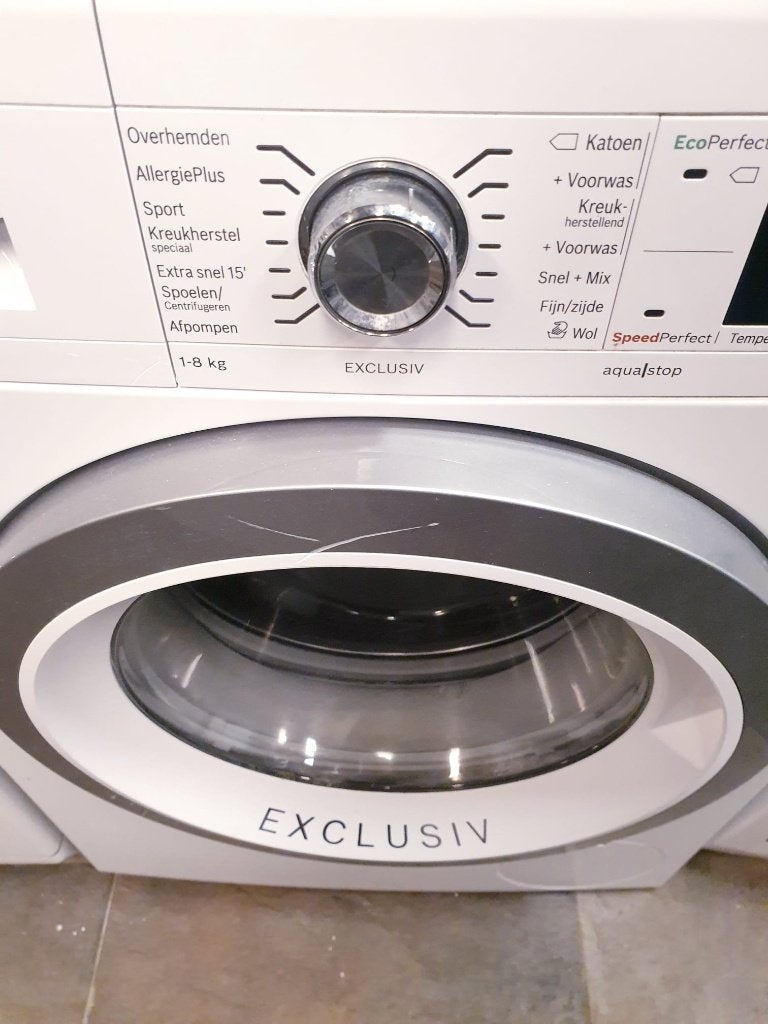 Wasmachine ️Bosch 8kg️️️️️️️️ ️️Serie8 A+++ INC GARANTIE, Ophalen, Minder dan 85 cm, Zo goed als nieuw, Voorlader