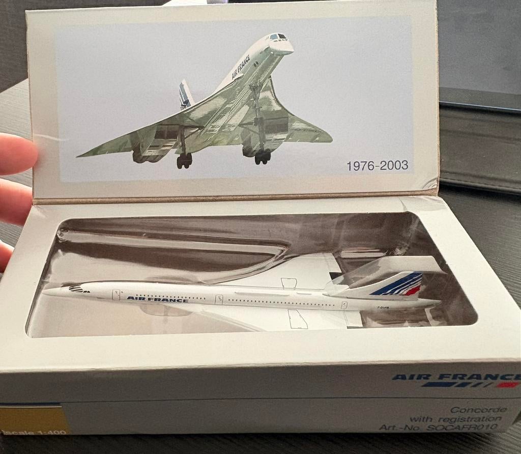 Concorde schaalmodel 1:400, Ophalen of Verzenden, Zo goed als nieuw, Schaalmodel