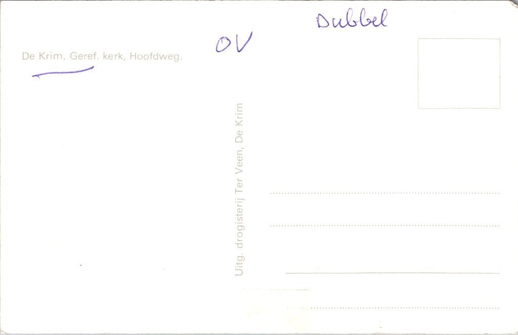 De Krim - 50 oude ansichtkaarten, Verzamelen, Ansichtkaarten | Nederland, Verzenden, 1960 tot 1980, Ongelopen, Overijssel