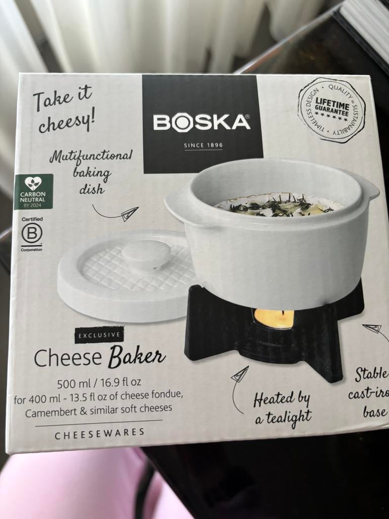 Boska cheese baker, Ophalen of Verzenden, Nieuw, Waxinelicht, Fondueset