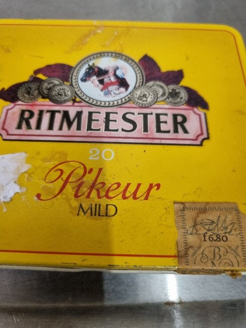 blik ritmeester pikeur mild, Verzamelen, Ophalen of Verzenden, 'T Olde Gre-j, Info@toldegrej.nl, Endepoelstraat 20f Didam