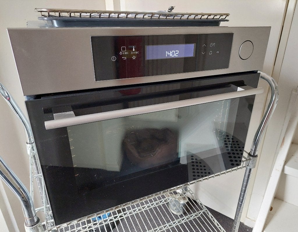 Ikea (AEG) Kulinarisk stoomoven 303.009.12, Ophalen, 45 tot 50 cm, Gebruikt, Hete lucht