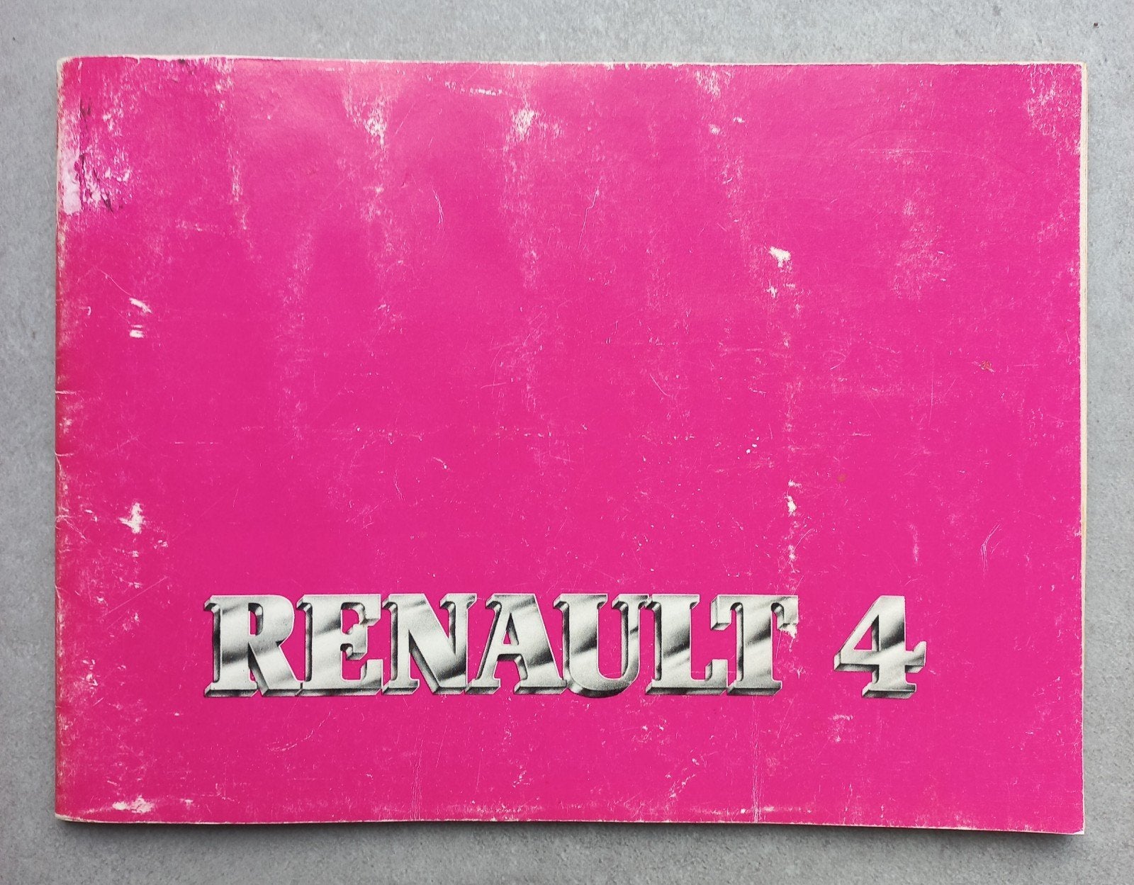 instructie boekje Renault 4, Ophalen of Verzenden