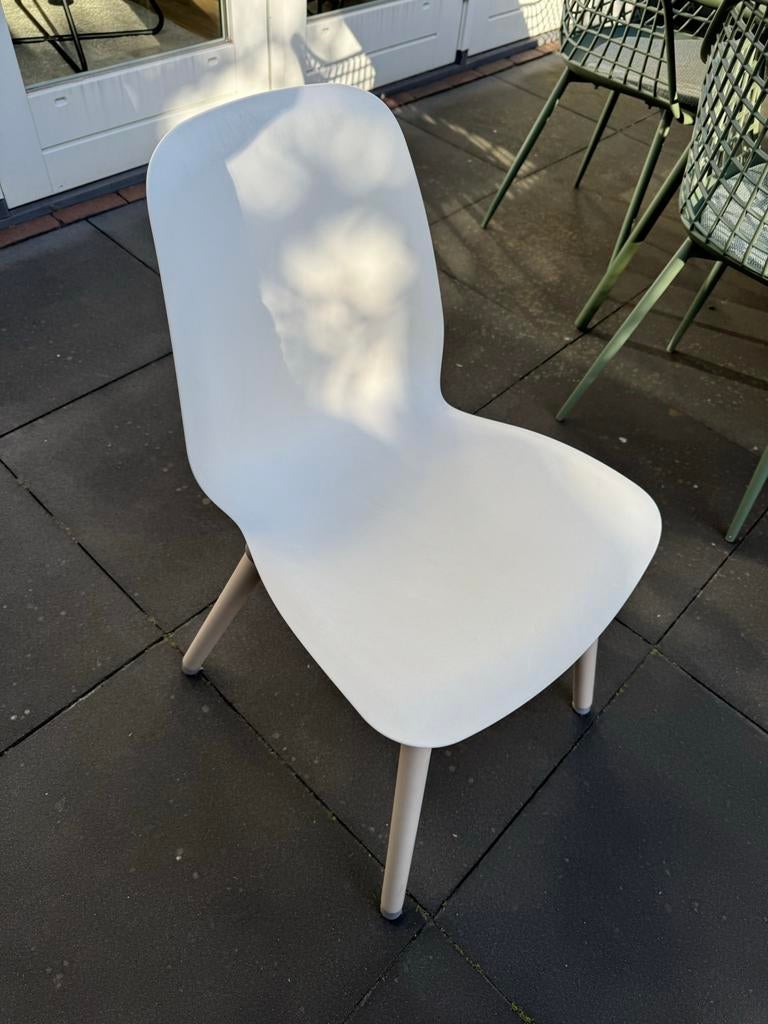 Witte stoel, Huis en Inrichting, Stoelen, Ophalen, Gebruikt, Wit, Eén