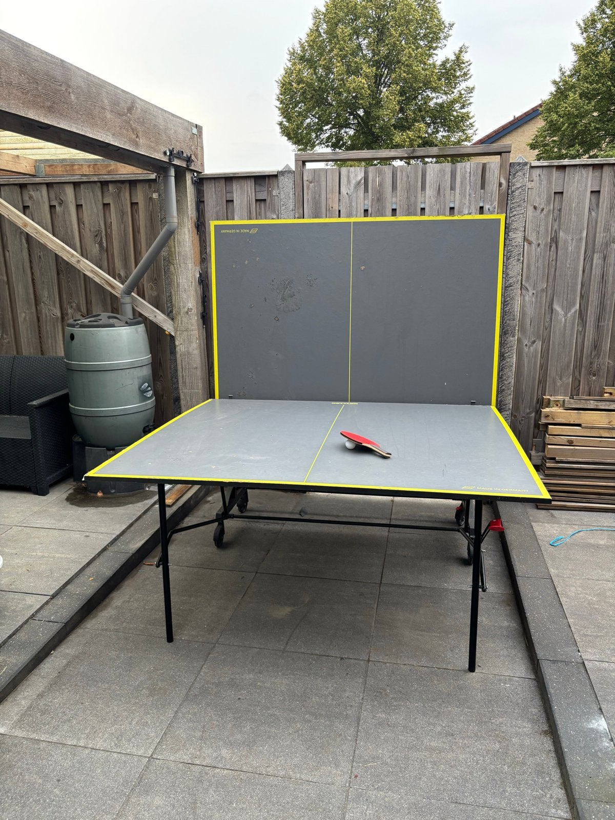 Tafeltennistafel - Plezier gegarandeerd, Sport en Fitness, Ophalen, Gebruikt, Tafel Indoor, Inklapbaar