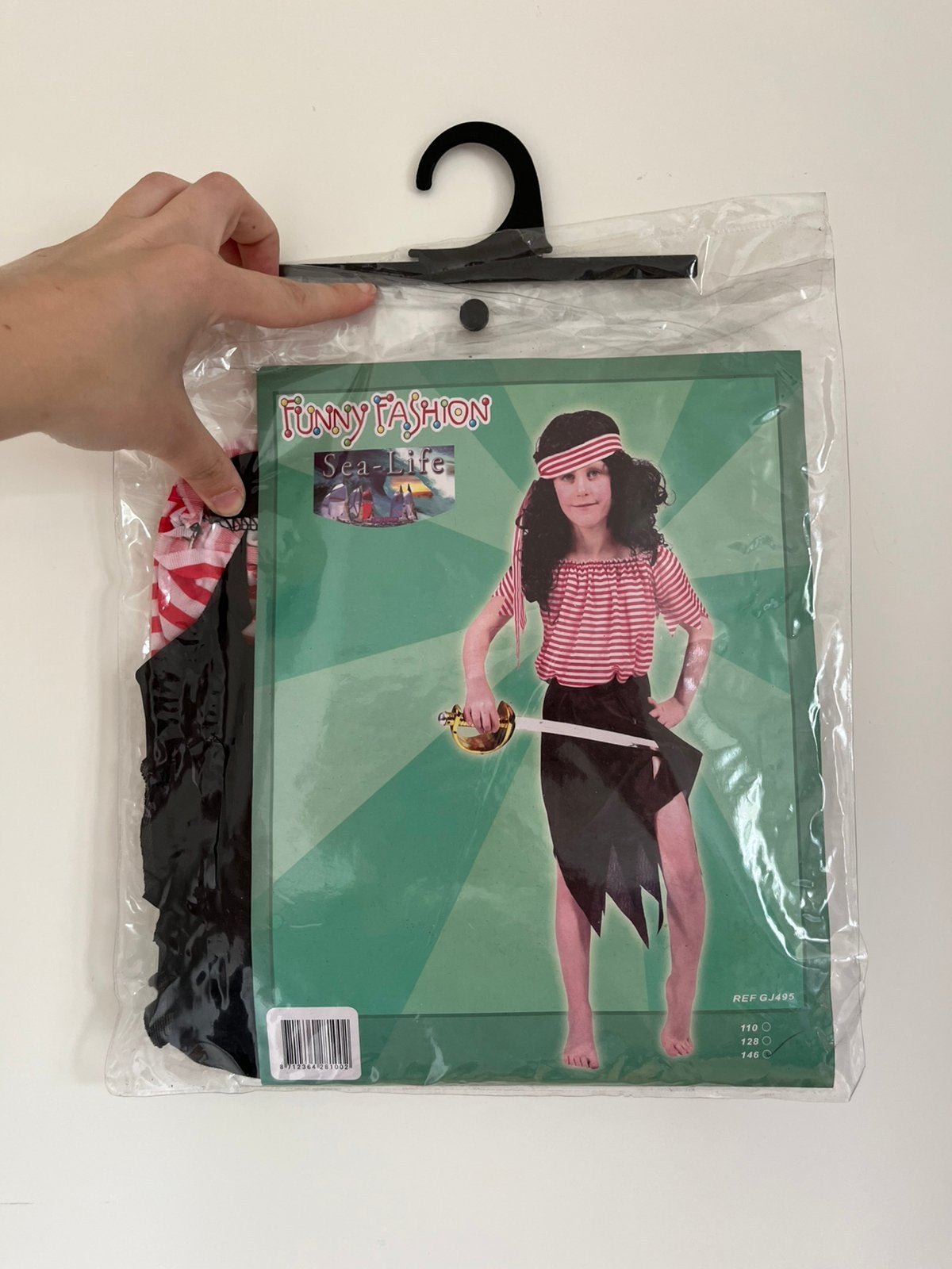 Piraten verkleedpakje / carnaval, maat 146 van Funny Fashion, Ophalen of Verzenden, Nieuw, 146 t/m 152, Meisje