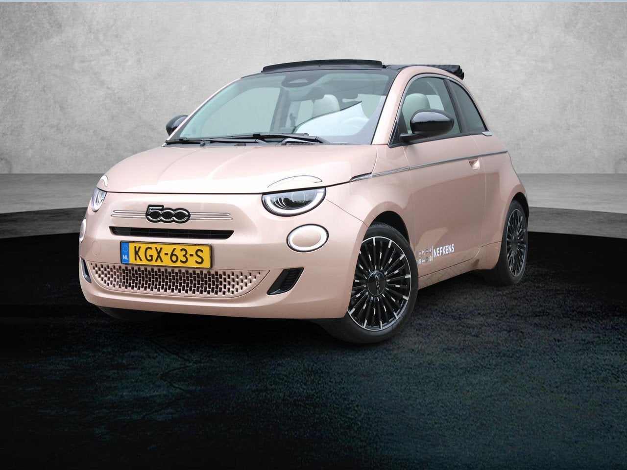 Fiat 500C 1.0 Hybrid La Prima | Apple Carplay/Android Auto |, Auto's, 65 pk, Gebruikt, 4 stoelen, Bedrijf