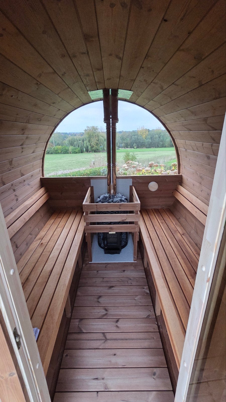 3M Barrel Sauna Gratis Levering en Plaatsing - 10% KORTING, Sport en Fitness, Sauna, Ophalen of Verzenden, Nieuw, Complete sauna