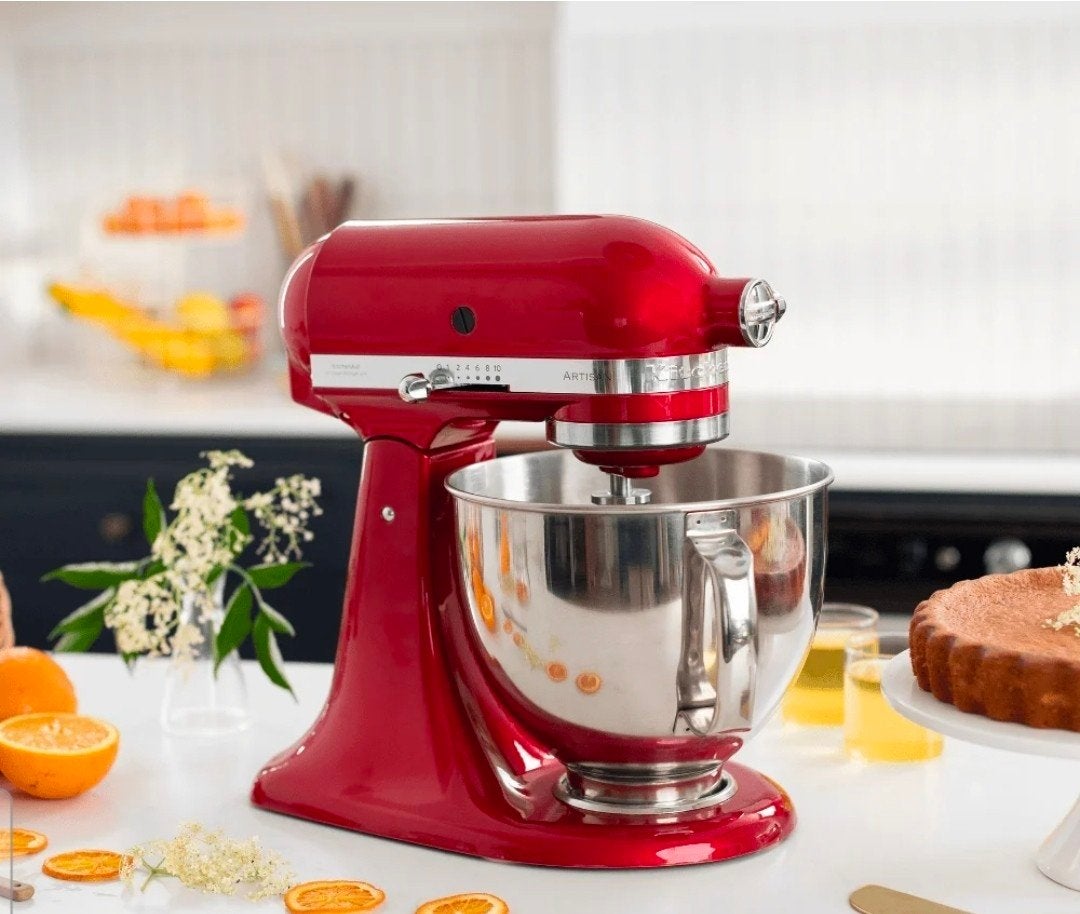 KitchenAid Artisan Keukenmixer - Rood, Ophalen, Zo goed als nieuw