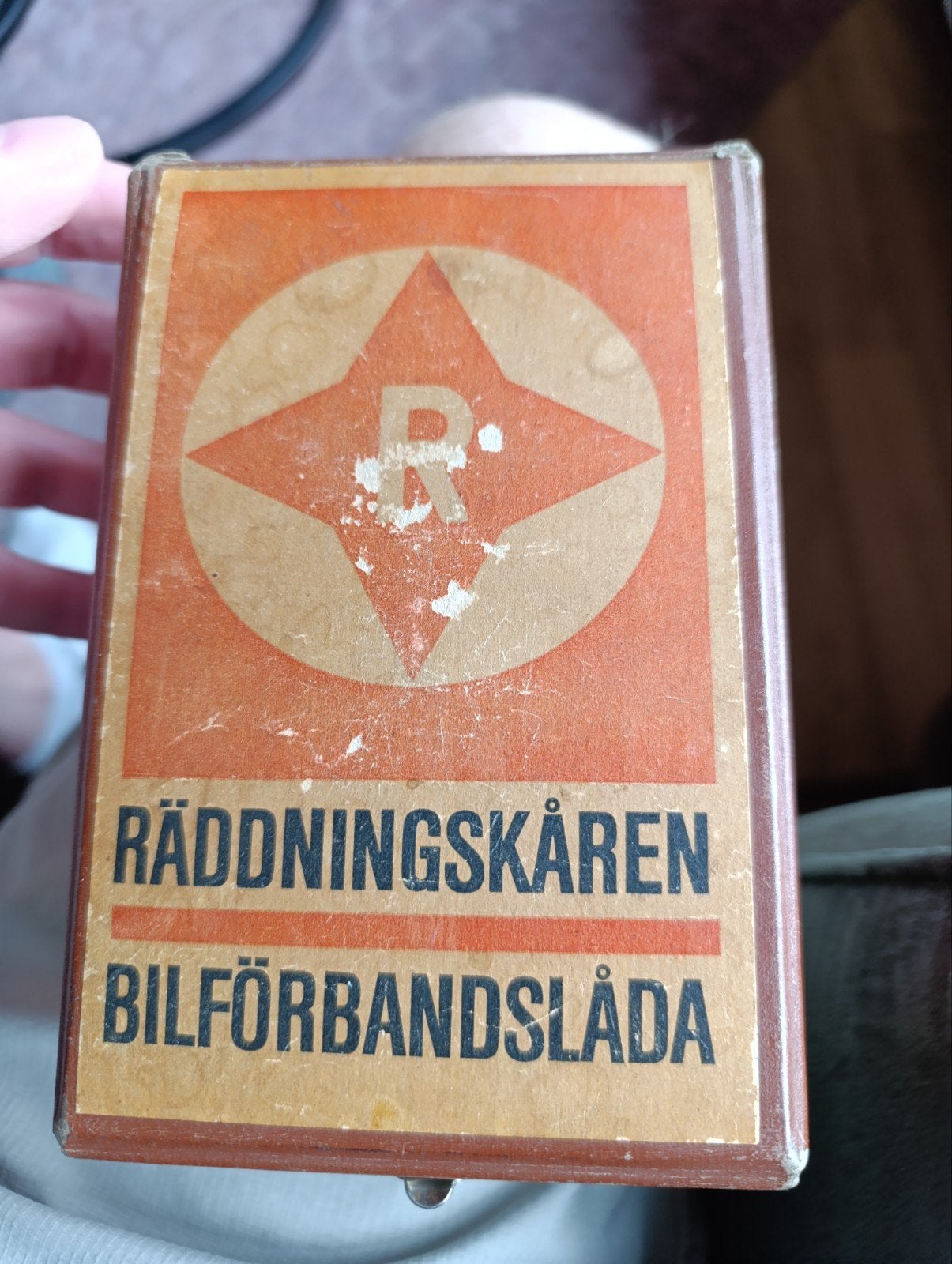 Vintage Räddningskåren Bilförbandslåda (autoverbanddoos), Ophalen of Verzenden