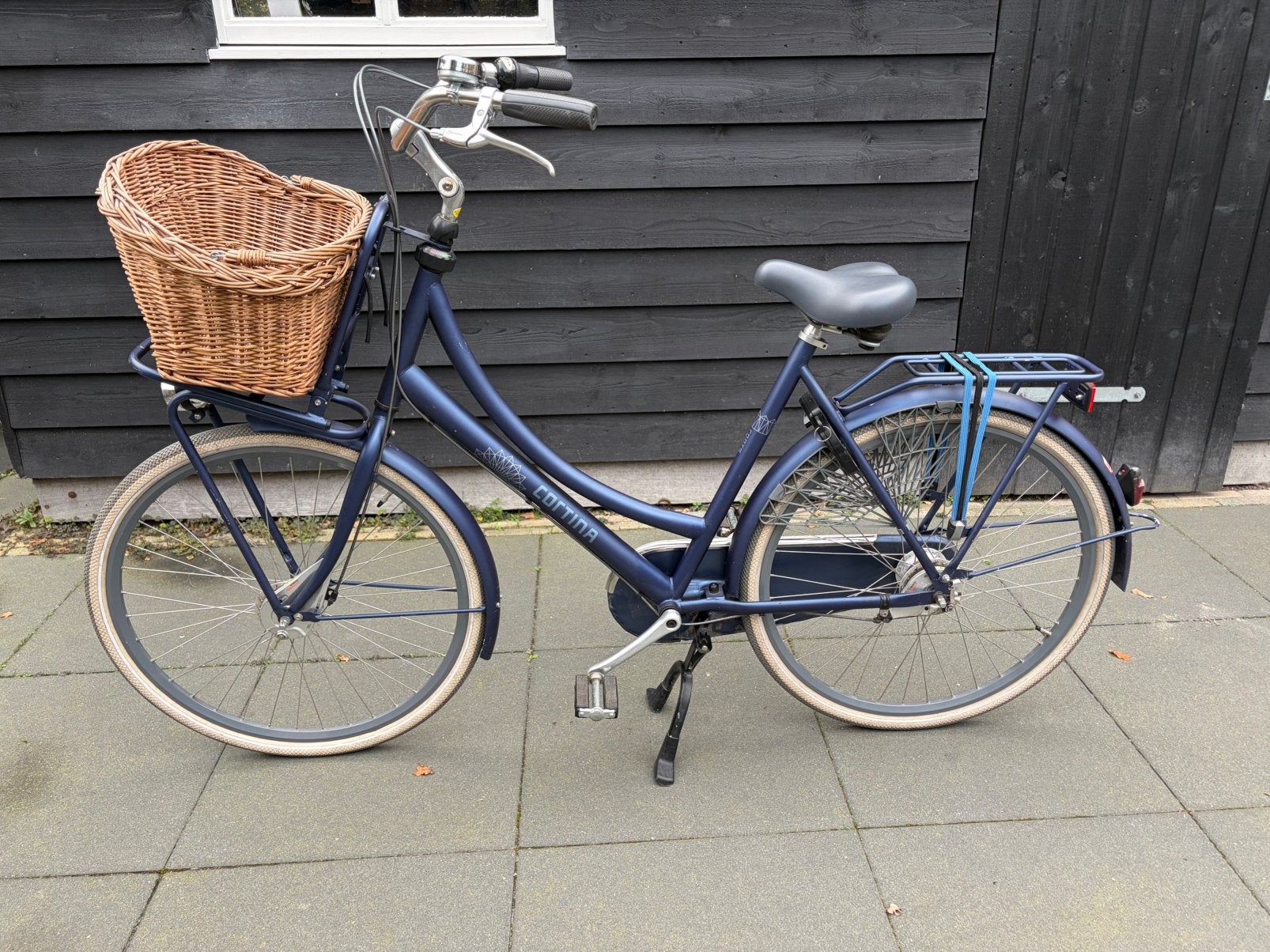 Cortina Roots damesfiets met mand - 7 versnellingen, Ophalen, Zo goed als nieuw, Versnellingen