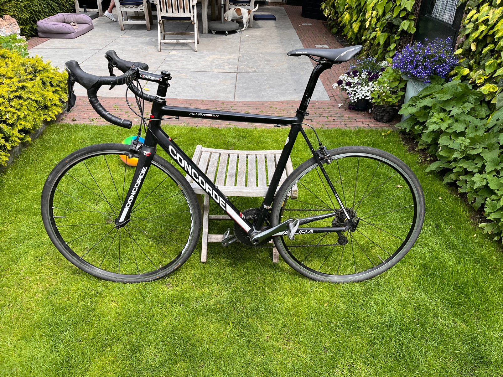 Racefiets 28 inch concorde alura, Fietsen en Brommers, 28 inch, Gebruikt, Velgrem, 15 tot 20 versnellingen