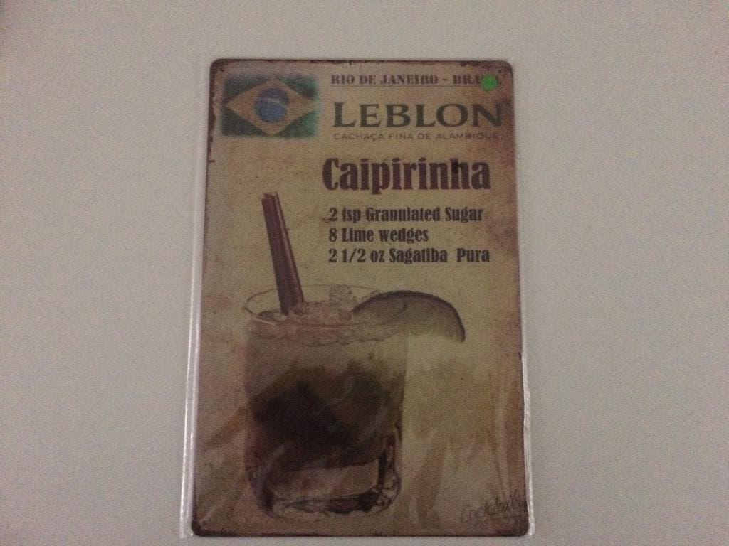 Nieuw Metalen Wandbord * Caipirinha 20x30cm, Ophalen of Verzenden, Nieuw