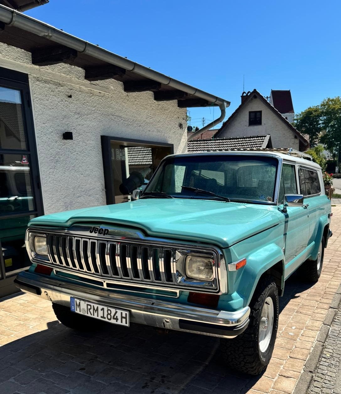‼️JEEP WAGONEER CHIEF 5.9 V8 1985 BELASTINGVRIJ RIJDEN ‼️, Leder, Bedrijf, 5900 cc, SUV of Terreinwagen