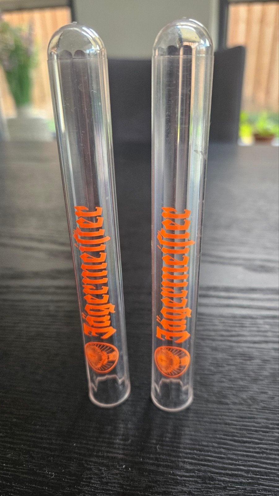 2 Jagermeister proefbuisjes, Ophalen of Verzenden, Nieuw, Borrel- of Shotglas