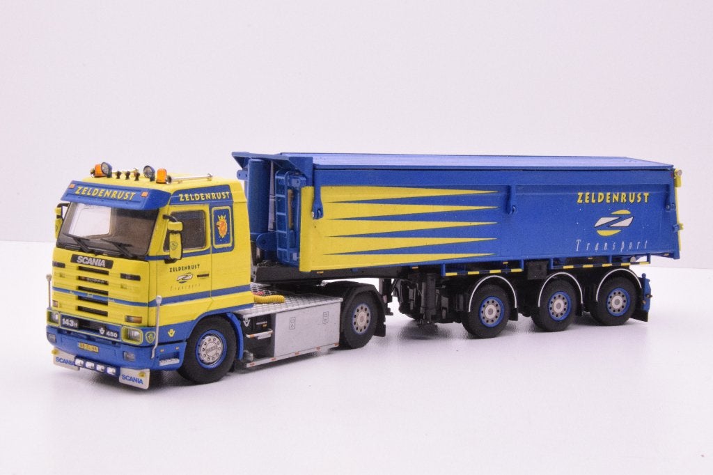 Scania 143 Streamline  ''  Zeldenrust transport  ''  WSI, Ophalen of Verzenden, Zo goed als nieuw, Bus of Vrachtwagen, Wsi