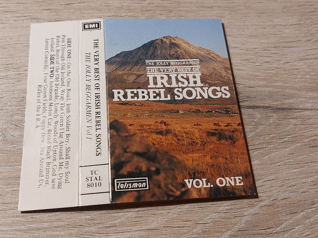 THE JOLLY BEGGARMEN - IRISH REBEL SONGS VOL.1 (MC), 1 bandje, Ophalen of Verzenden, Zo goed als nieuw, Origineel