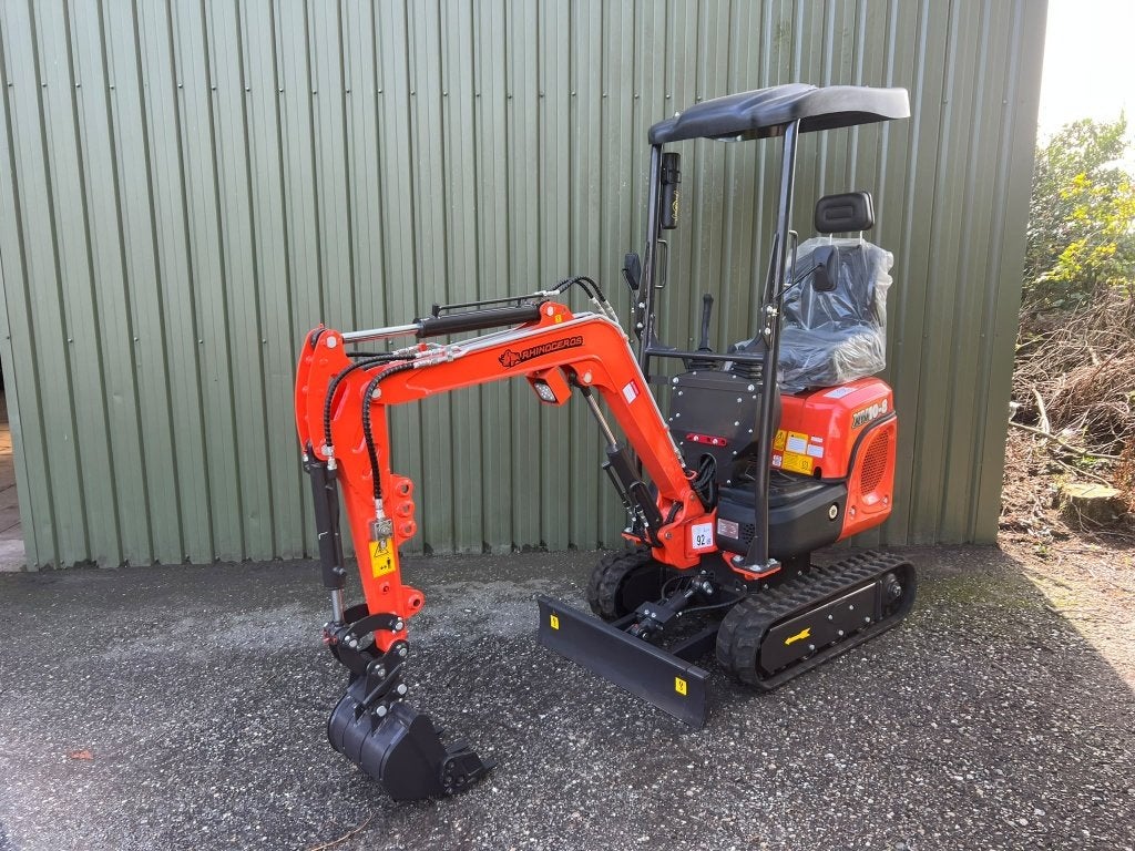 Rhinoceros XN10-8 minigraver NIEUW diesel 1010kg Zwenkgiek, Ophalen of Verzenden, Graafmachine