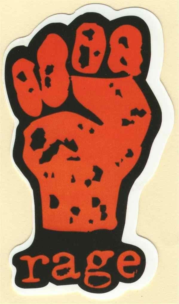 Rage Against the Machine sticker #1, Verzenden, Nieuw, Foto of Kaart