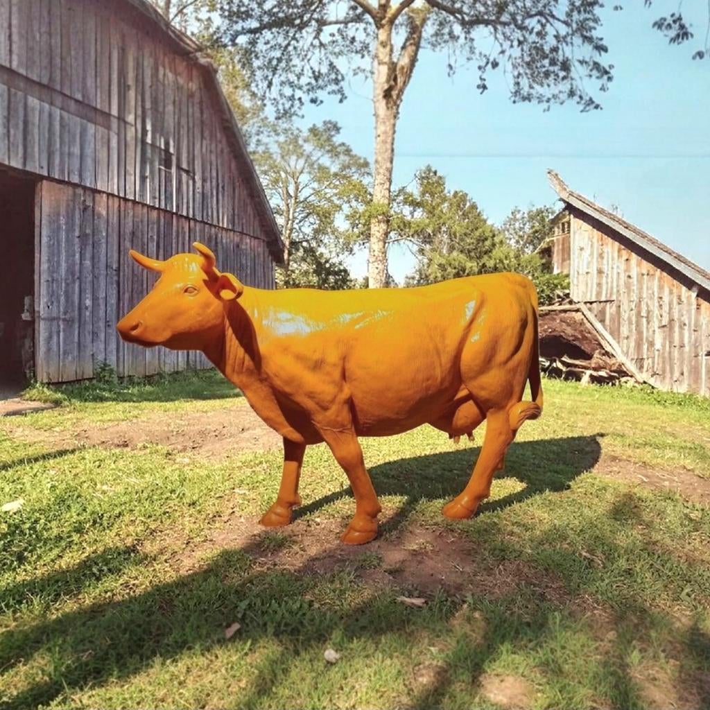 Koe beeld, polyester geit, varken, lammetje, kalf beeld, Ophalen, Nieuw, Kunststof, Dierenbeeld