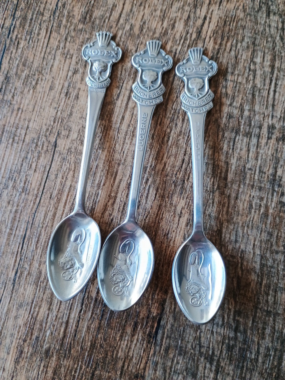 3 oude Rolex lepeltjes, Ophalen of Verzenden