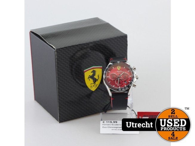 Ferraro Scuderia Ferrari Pilota Evo Chronograaf Nieuwstaat, Flex Ltd., Zo goed als nieuw, https://flex.com/contact-us, Nobelstraat 10, 5807 GA Oostrum LB, Limburg, Nederland