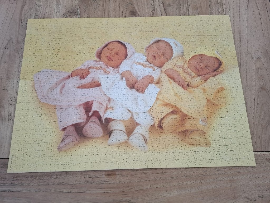Puzzel Anne Geddes 900 stukjes 666 x 476 mm Blatz, Ophalen of Verzenden, 500 t/m 1500 stukjes, Zo goed als nieuw, Legpuzzel