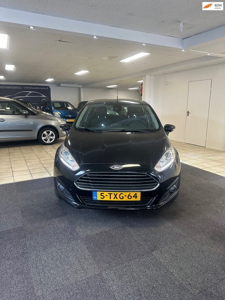 Ford Fiesta 1.0 EcoBoost Titanium,2de eigenaarAUTOMAAT, Euro 5, 101 pk, Zwart, Origineel Nederlands