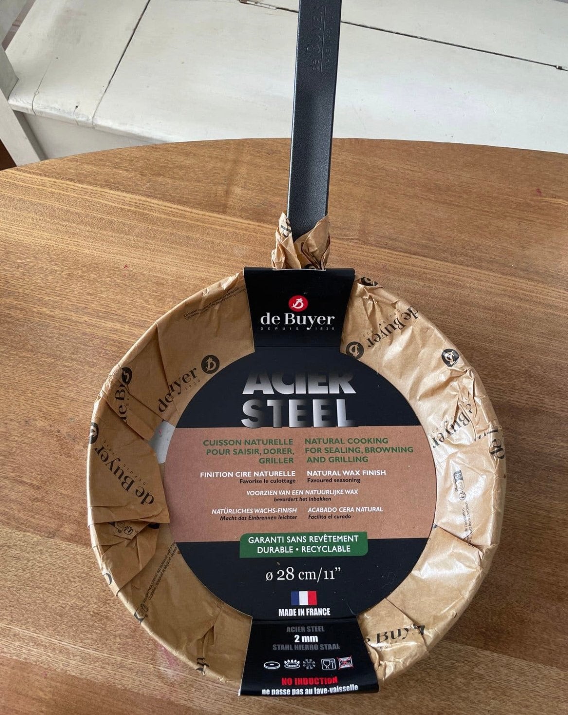 De buyer acier steelpan, Huis en Inrichting, Ophalen, Nieuw, Rvs