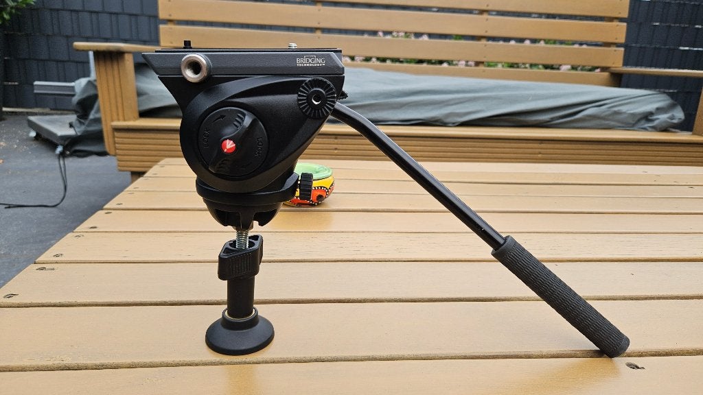 Manfrotto MVH500A Fluid Ball Head met 60 mm halve kogel, Audio, Tv en Foto, Fotografie | Statieven en Balhoofden, Ophalen of Verzenden
