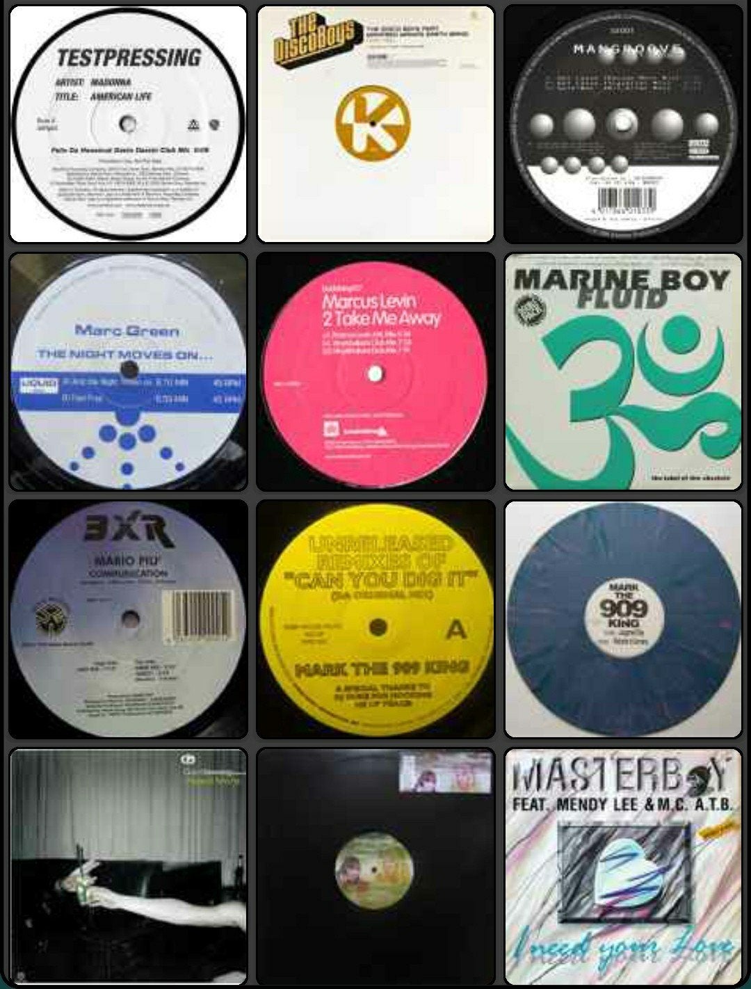 Bundel vinylplaten, overwegend house, Ophalen of Verzenden, Zo goed als nieuw, 12 inch
