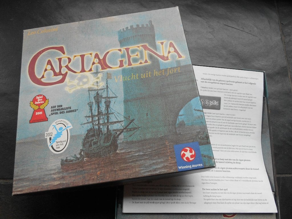 Bordspel Cartagena, Ophalen of Verzenden, Gebruikt, Winning Moves