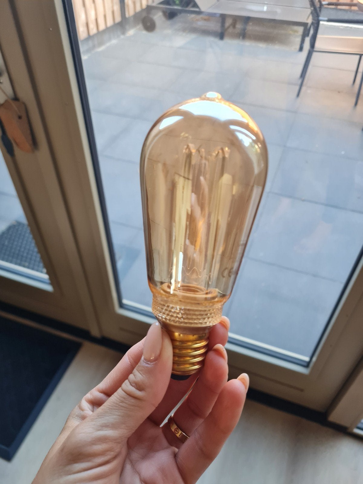 Vintage Edison LED lamp E27 - Warm licht, Ophalen, Overige merken, E27 (groot), Zo goed als nieuw