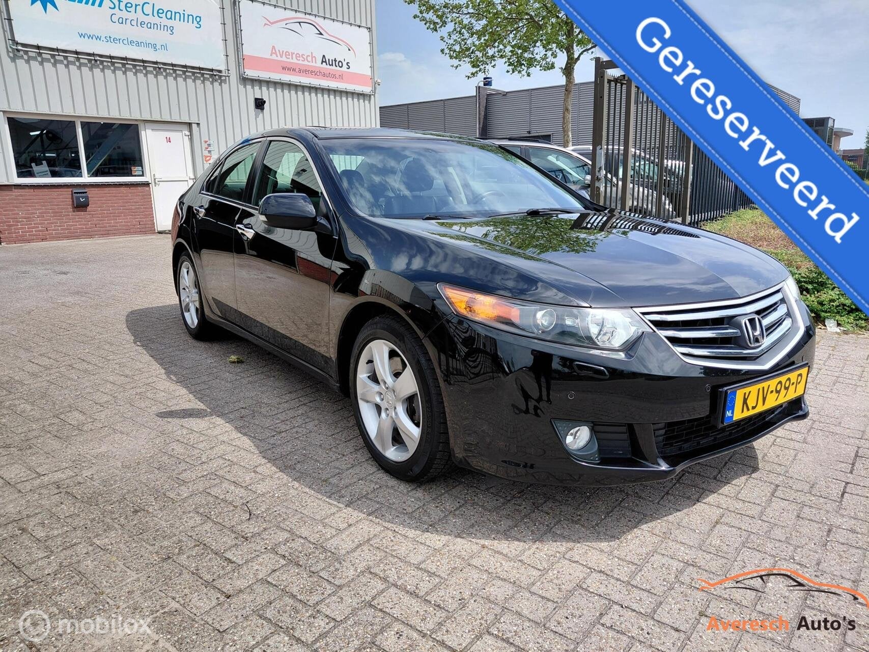 Honda Accord 2.4i Executive Automaat, Auto's, Gebruikt, Zwart, Zwart, Bedrijf