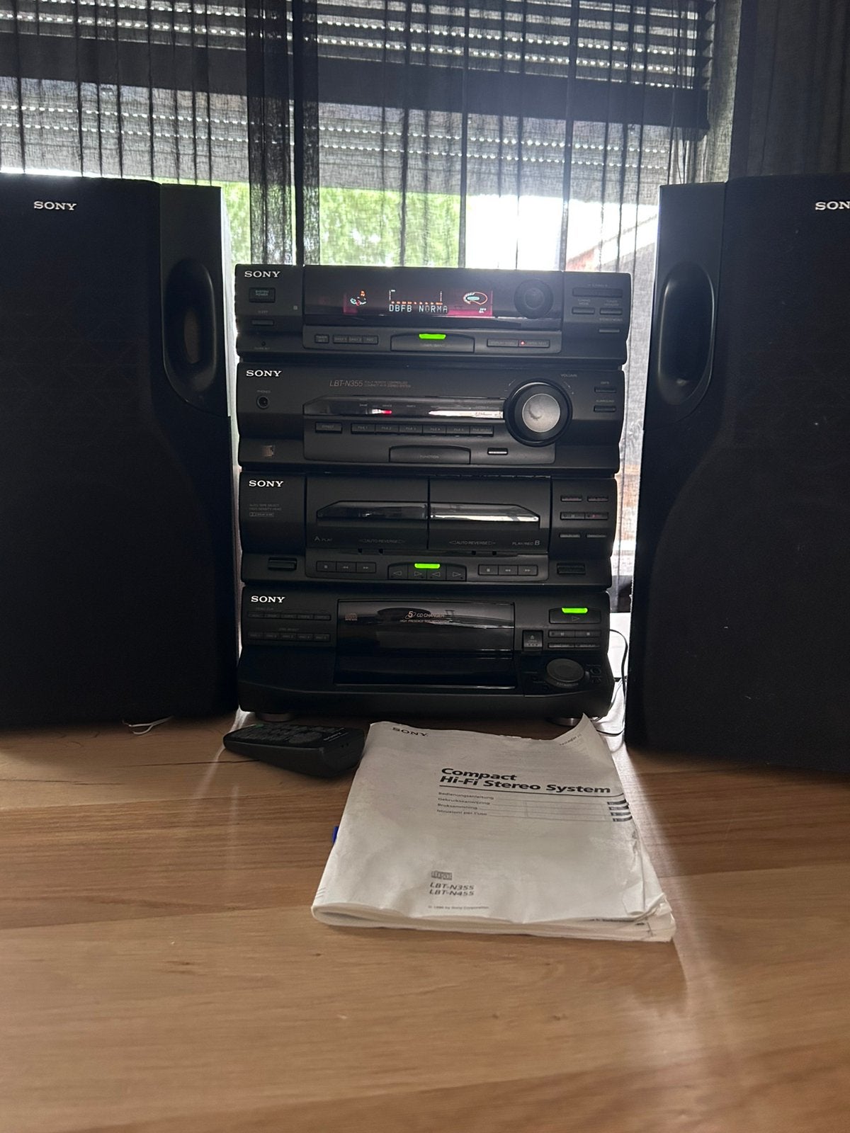Sony LBT-N355 Stereotoren incl 2 Grote Sony Boxen, Ophalen of Verzenden, Zo goed als nieuw