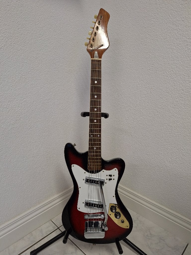 Teisco Jag Shape Elektrische Gitaar, Ophalen, Gebruikt, Solid body, Overige merken