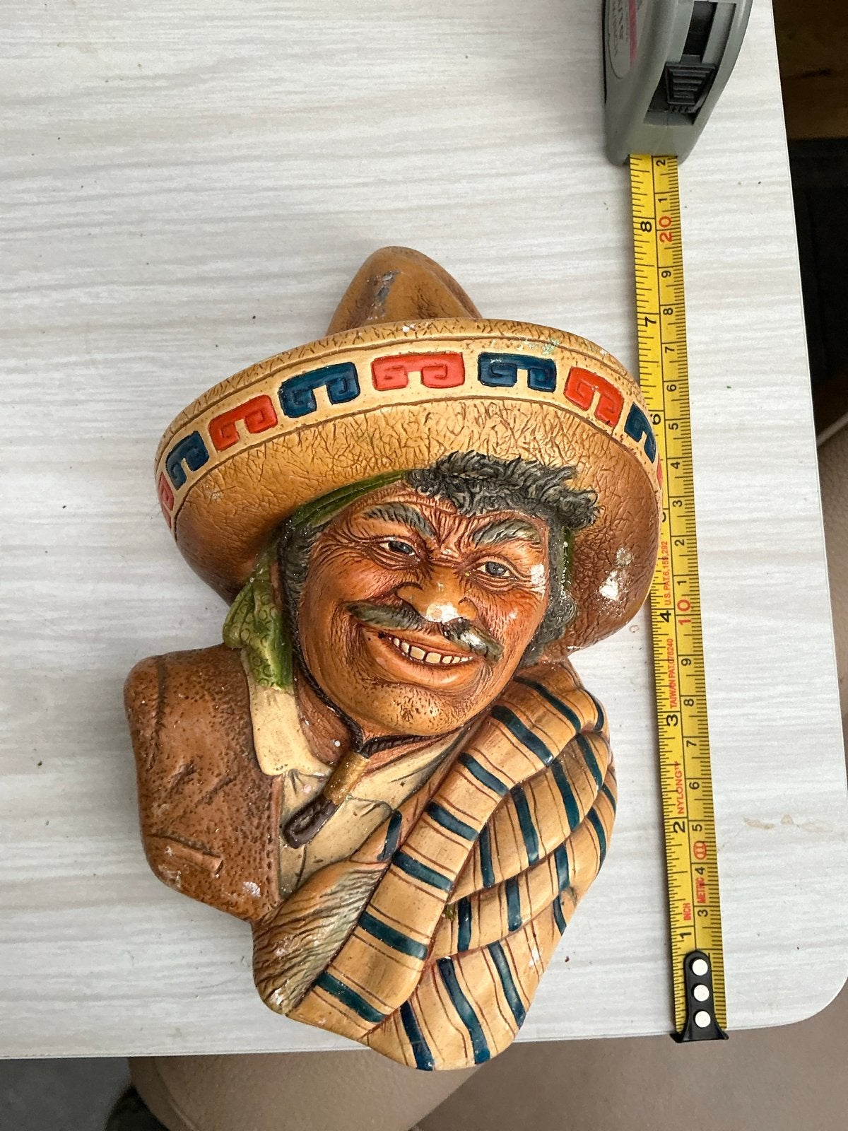 Vintage Mexicaanse Sombrero Muurdecoratie - Nature Craft, Ophalen of Verzenden