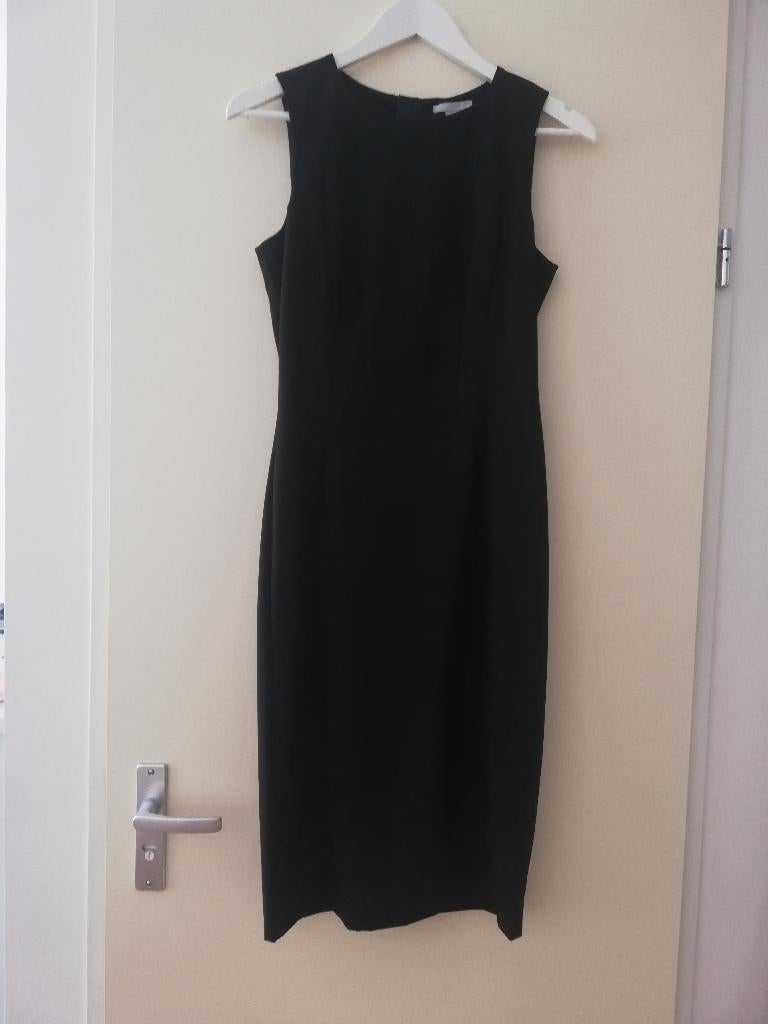 Net zwart jurkje, Kleding | Dames, Maat 38/40 (M), H&M, Zwart, Ophalen of Verzenden