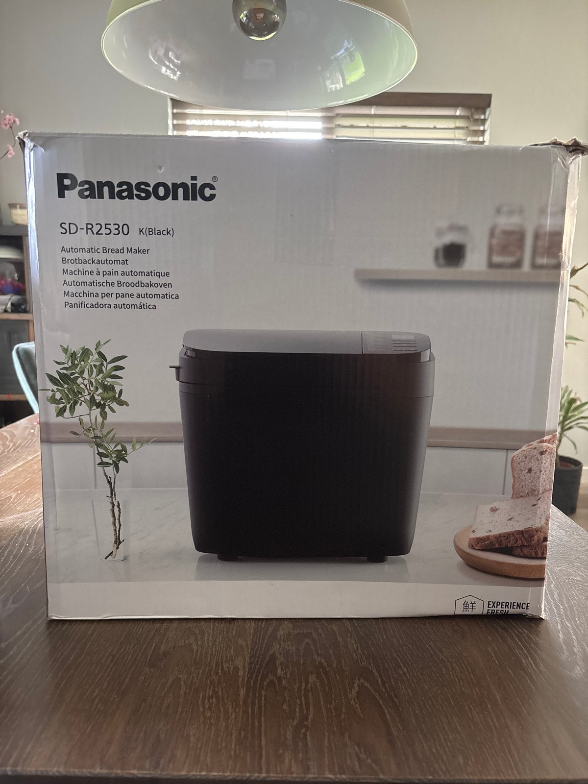 Panasonic SD-R2530 Broodbakmachine - Zo goed als nieuw, Witgoed en Apparatuur, Met timer, Meer dan 10 programma's, Ophalen of Verzenden