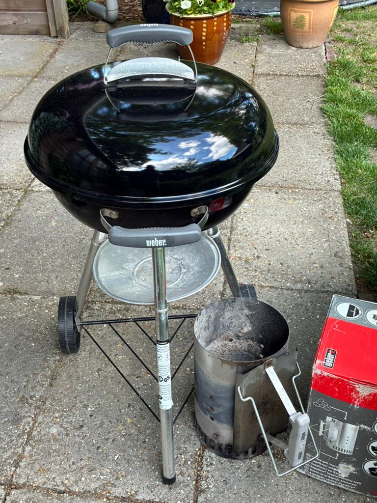 Nette weber BBQ mef starter, Tuin en Terras, Barbecue-accessoires, Ophalen, Zo goed als nieuw