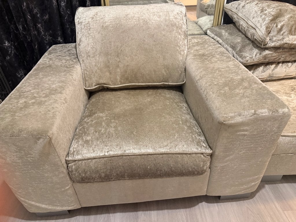 Fauteuil croco driehoekmeubelen, Overige materialen, 75 tot 100 cm, Ophalen of Verzenden, Zo goed als nieuw