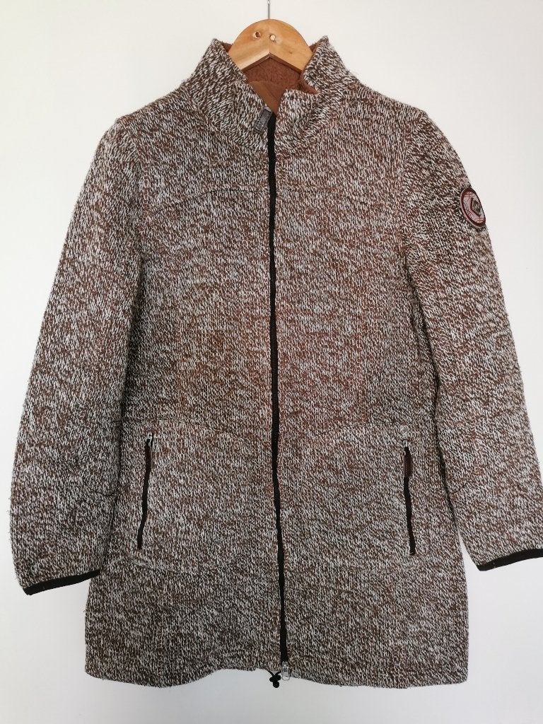 Human Nature Trui Vest lang model Maat L, Kleding | Dames, Truien en Vesten, Bruin, Maat 42/44 (L), Ophalen of Verzenden, Zo goed als nieuw
