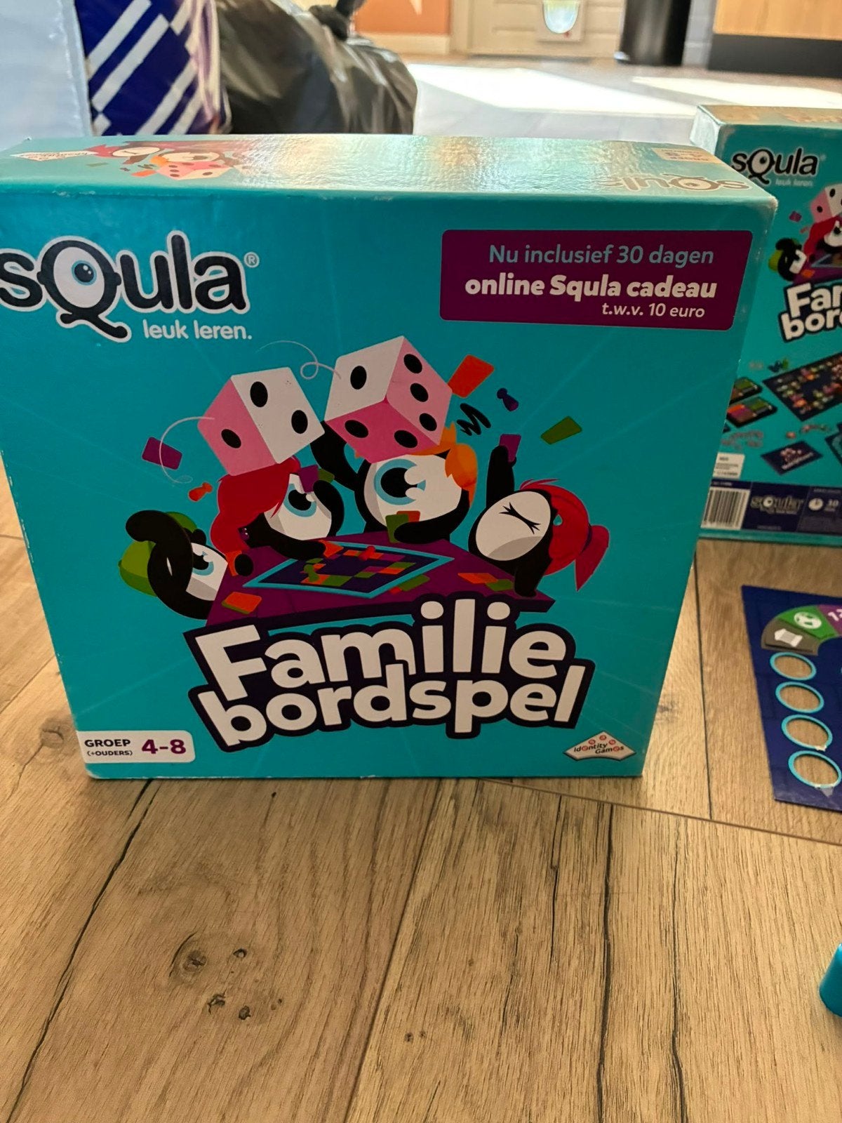squala familie bordspel, Hobby en Vrije tijd, Ophalen of Verzenden, Gebruikt