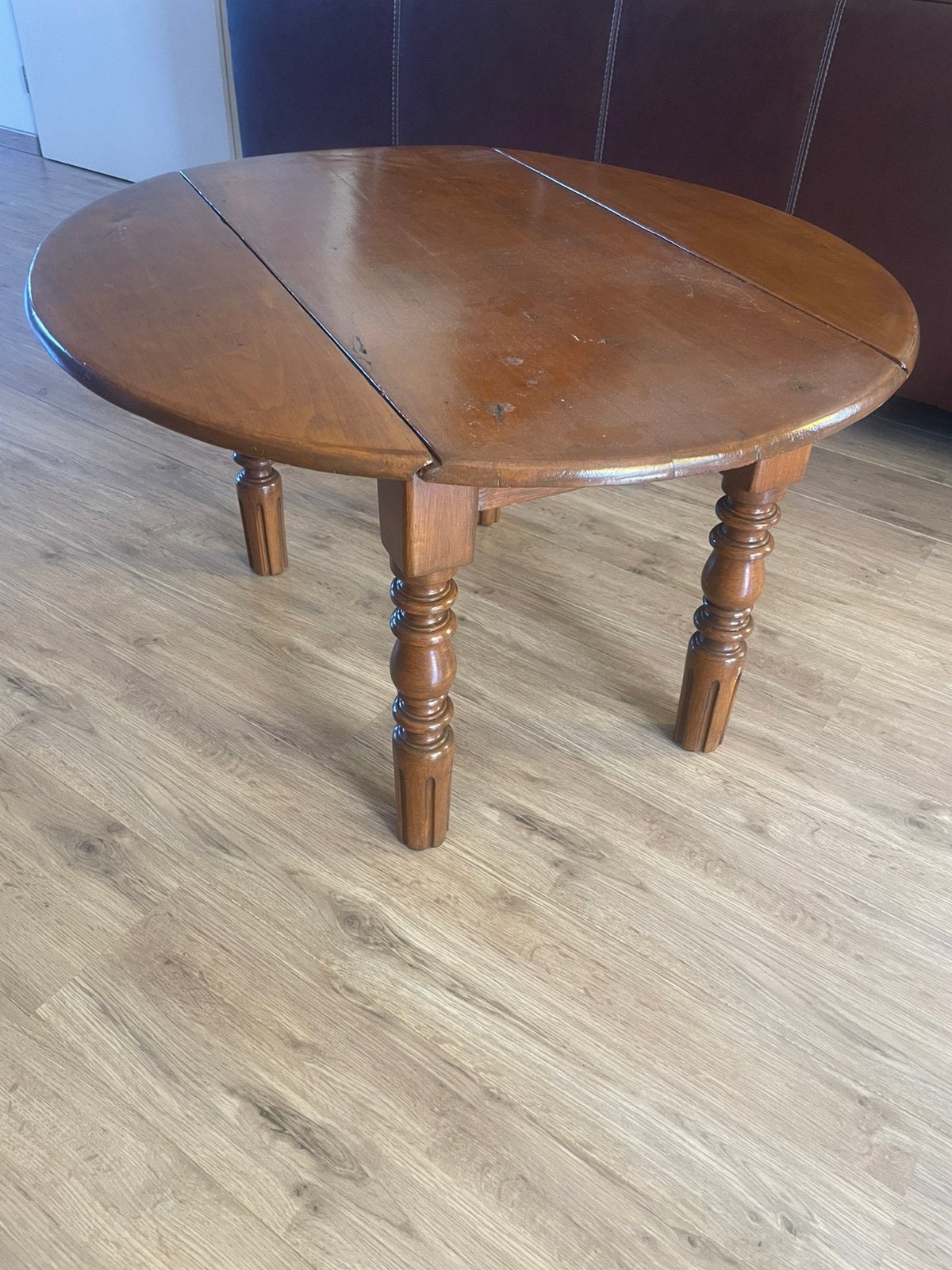 Salontafeltje inklapbaar, Huis en Inrichting, Tafels | Salontafels, Ophalen, Rond, 50 tot 100 cm